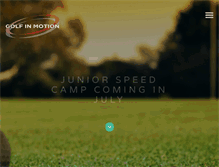 Tablet Screenshot of golfinmotionchicago.com